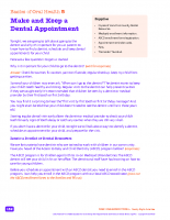 Family Engagement – Dental Appointments